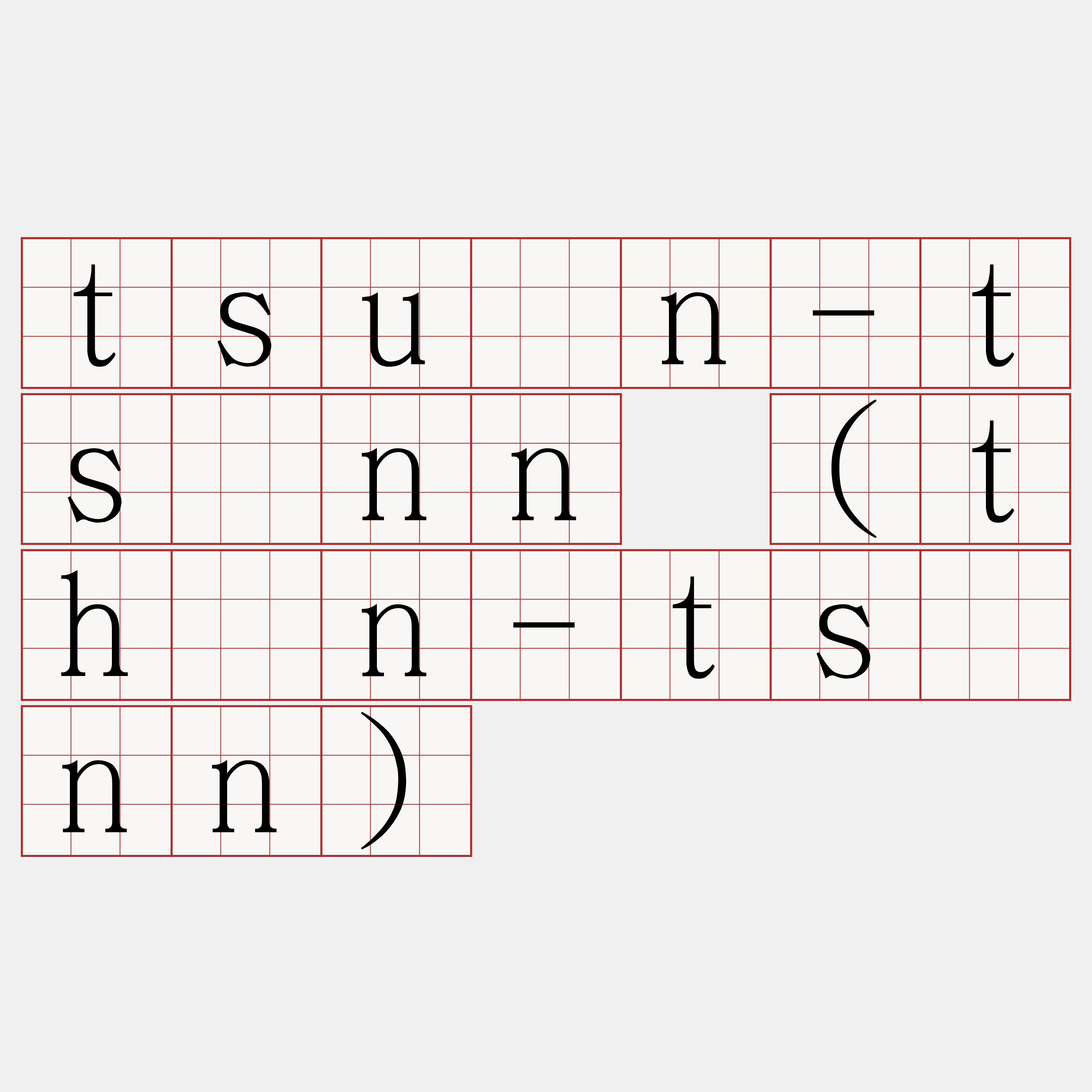 tsuán-tsînn (thàn-tsînn)